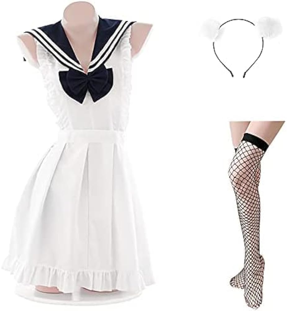 Amazon.co.jp: [Morydovs] コスプレ セーラーエプロン セクシー